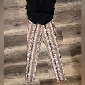 Snake skin pants